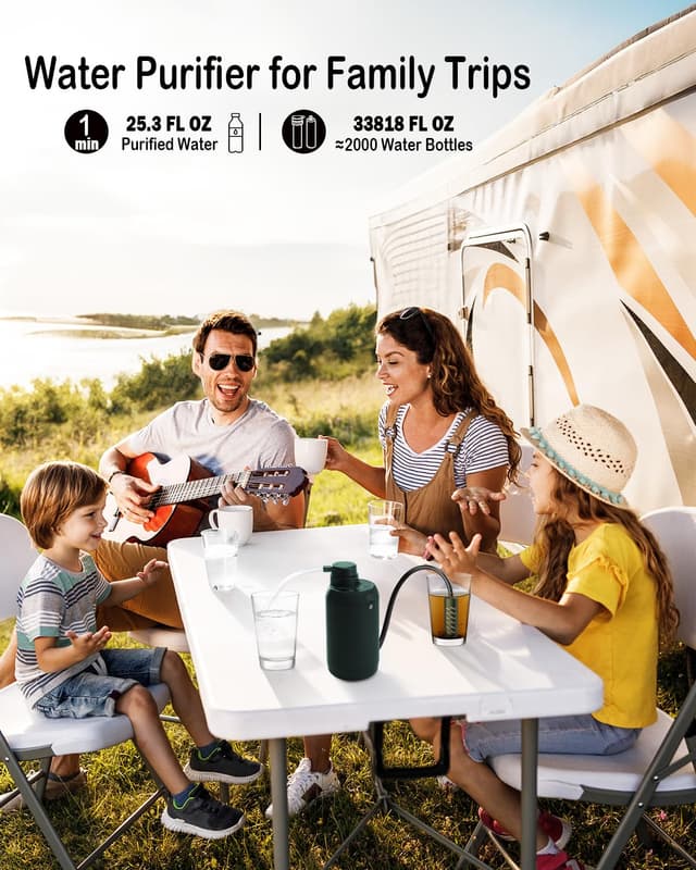 Thumbnail 6 de BKLES Camping Water Filter 0.01 Micron