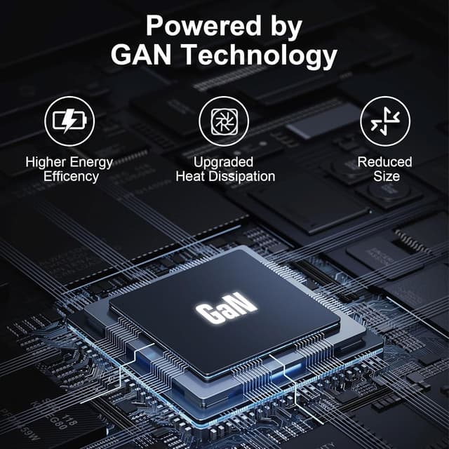 Detalle de FPVtosky caricatore USB-C 65W con ricarica rapida GaN e cavo C-to-C (compatibile DJI e Osmo)