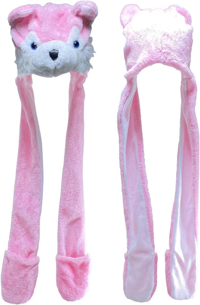 Detalle 2 de JK Home bonnet animal peluche 3 en 1