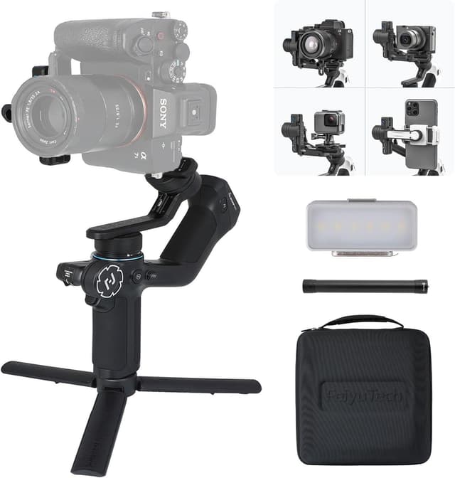 Detalle de FeiyuTech SCORP Mini 2 Kit 3-axis gimbal with built-in AI tracker