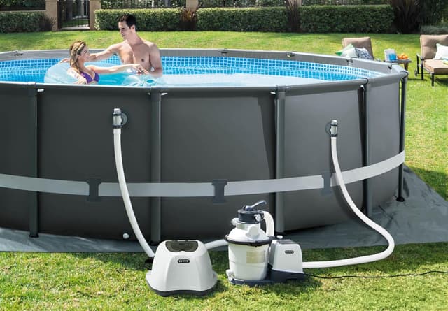 Detalle de Intex 26670GS Saltwater System ECO6220G: sistema di clorazione per piscina (da valutare con pompa filtro compatibile)