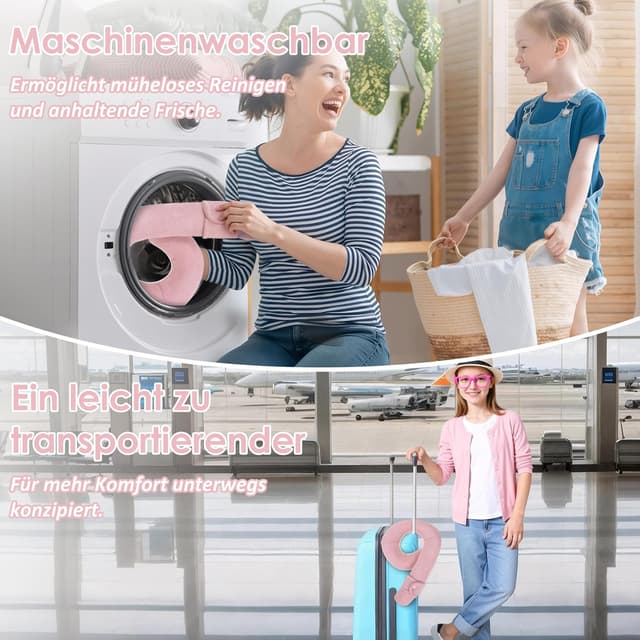 Thumbnail 5 de WENRENER Kinder Nackenkissen mit Verstellung