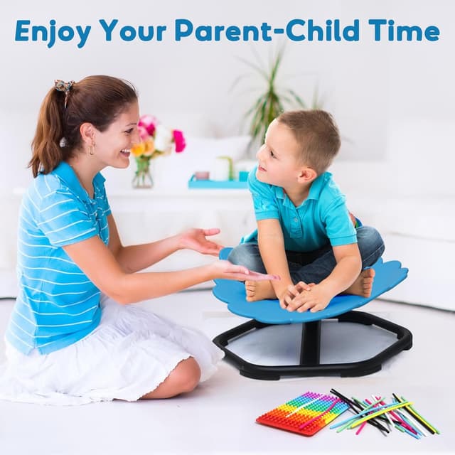 Detalle 2 de Kids Sensory Spinning Chair 90KG