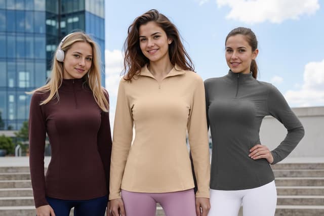 Detalle 2 de Gyabnw Haut Thermique Femme Col Roulé 90% Polyester