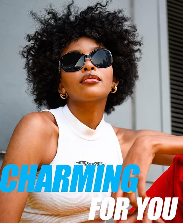 Thumbnail 1 de Joopin Lunettes de Soleil Femme Polarisées Grandes