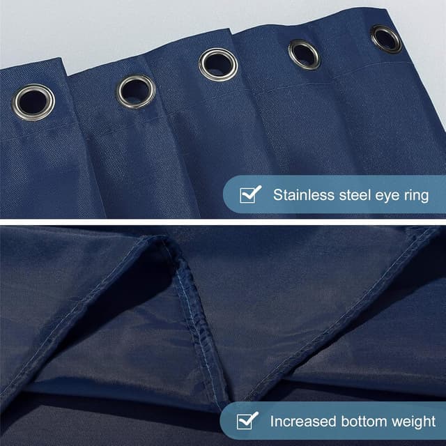 Thumbnail 2 de Furlinic Tende Doccia Blu Navy 200x240 cm