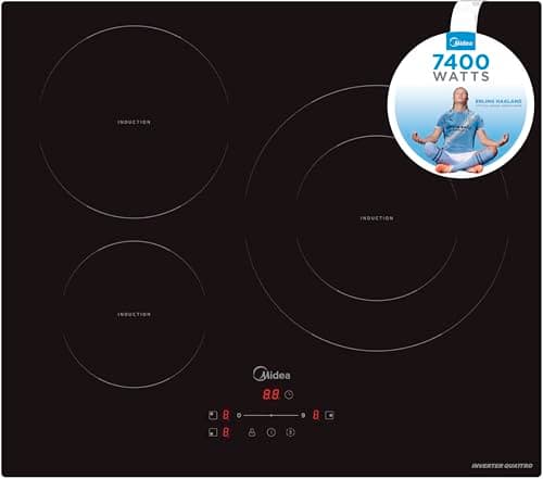 Detalle de Midea Placa Inducción 3 fuegos 60 cm