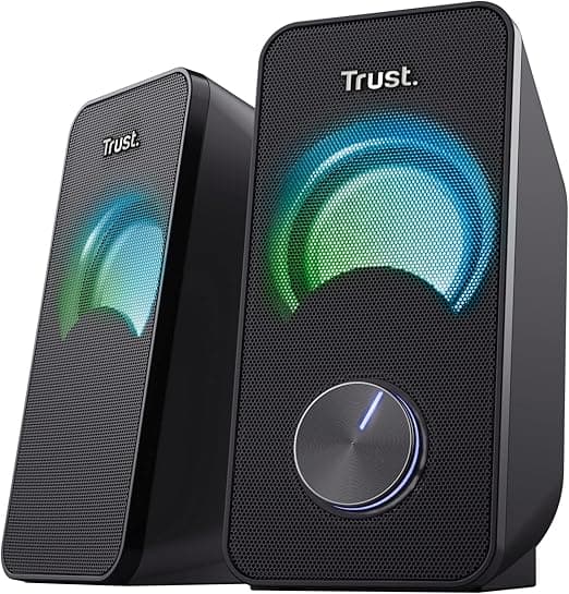 Detalle de Trust 23120 Arys Altavoces Portátiles LED RGB 🎶 12 W