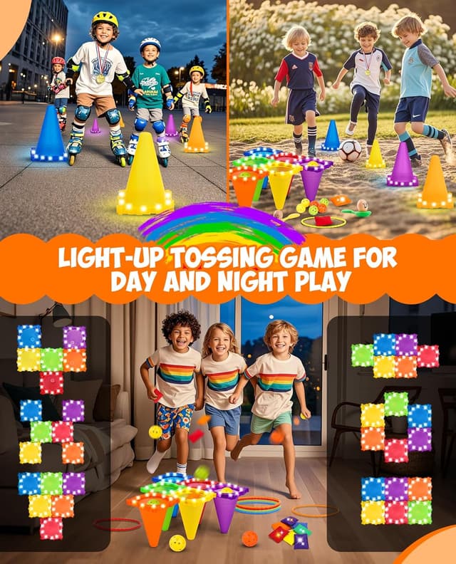 Detalle 2 de 49PCS LED carnival games set for kids