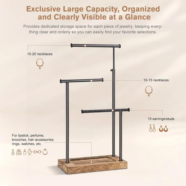 Detalle 2 de Carehabi Porta gioielli Espositore Portagioie