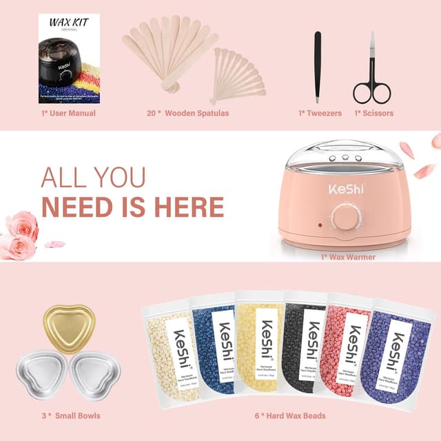 Thumbnail 2 de KeShi Waxing Kit 500ml Painless Wax Warmer