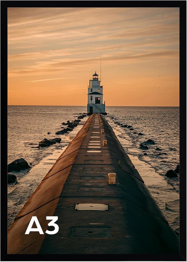 Detalle de EYMPEU A3 picture frame for A4 photos