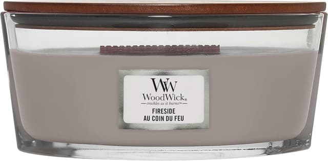 Detalle de WoodWick Ellipsen Duftkerze Fireside 50h