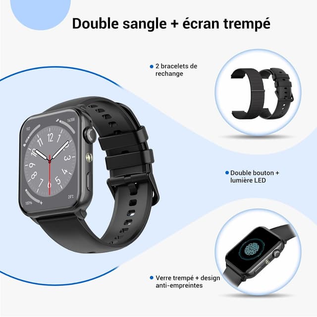 Thumbnail 6 de Montre connectée 1,91 pouces avec appels Bluetooth
