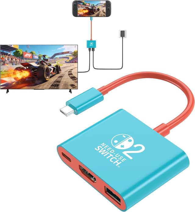 Detalle de Reddening Switch 2 Dock 4K/60Hz 100W