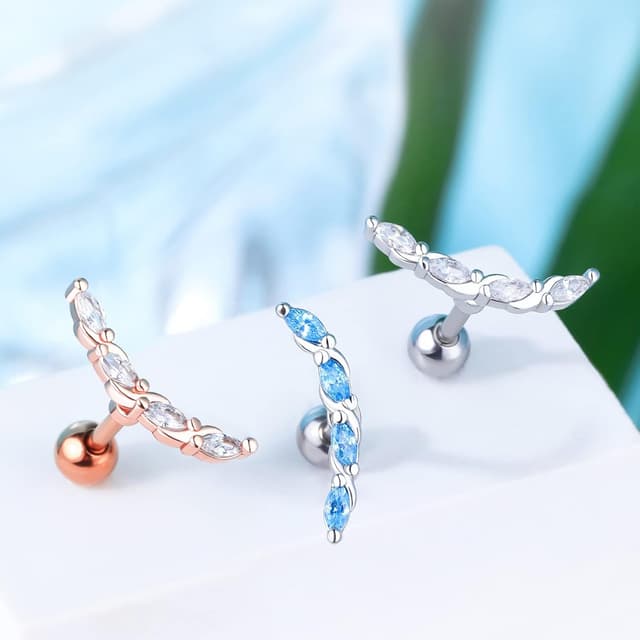 Thumbnail 2 de OUFER OUFER Piercing Cartilage 16G Zir Cone 6mm