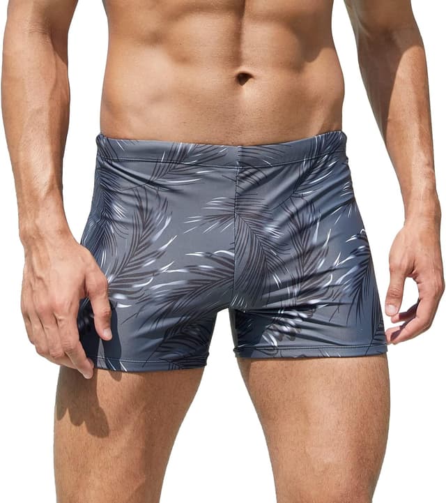 Detalle de Maillot de bain homme Arcweg type boxer avec doublure, coussin en mousse amovible et cordon de serrage réglable