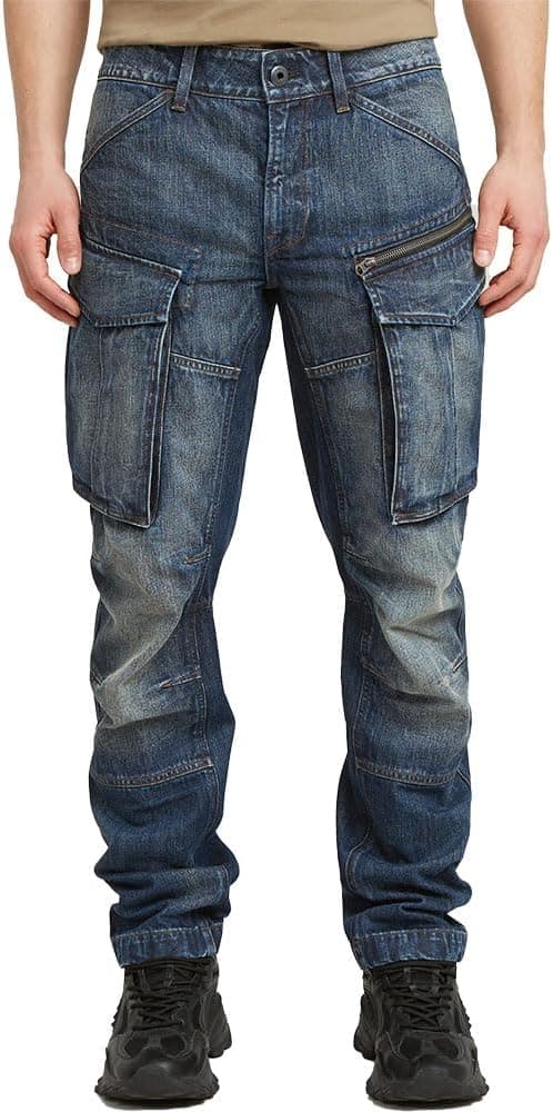 Detalle de G-STAR Jeans Rovic Zip 3D Regular Tapered – mit Reißverschluss, Knopf und Cargotaschen