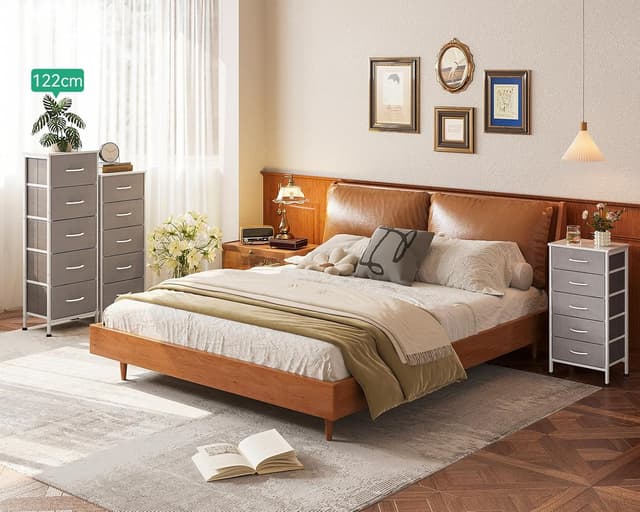 Thumbnail 4 de Coleshome Cassettiera 40x30x120 cm grigio chiaro