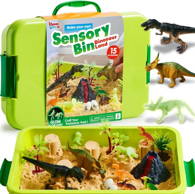 Detalle de JOVA Klever Kits Sensory Bin Dinosaurs