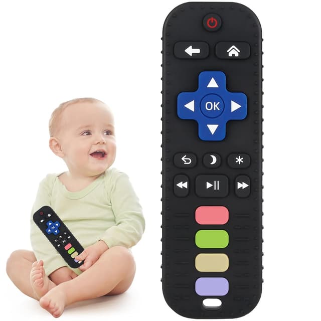Imagen de Chuya Baby Teether Toy TV Remote Shape for 3–24 Months en OfertitasTOP