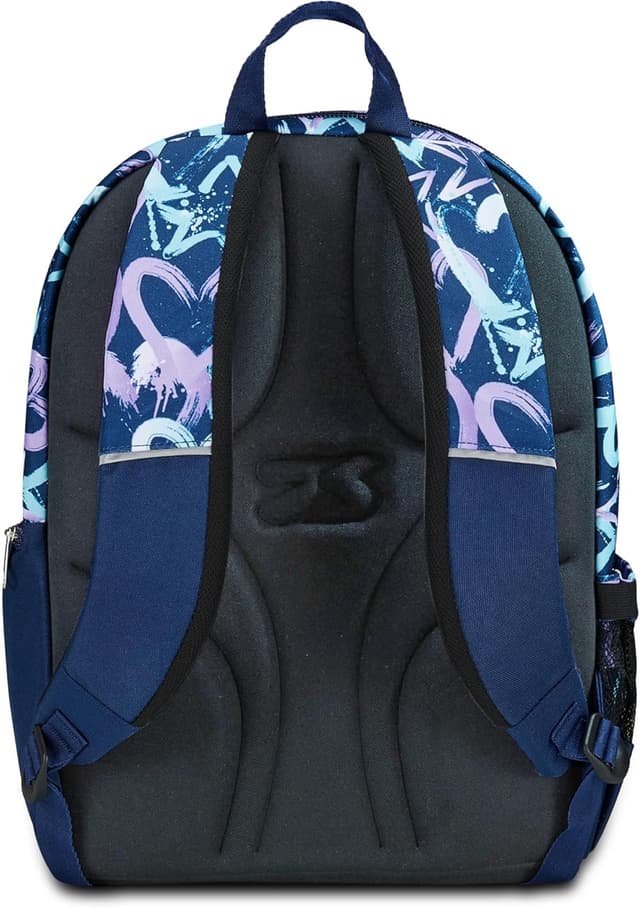 Detalle 2 de Seven Zaino Scuola Advanced Detach Viola Blu – Crystal Purple, doppio scomparto con tasca staccabile e tasca porta PC