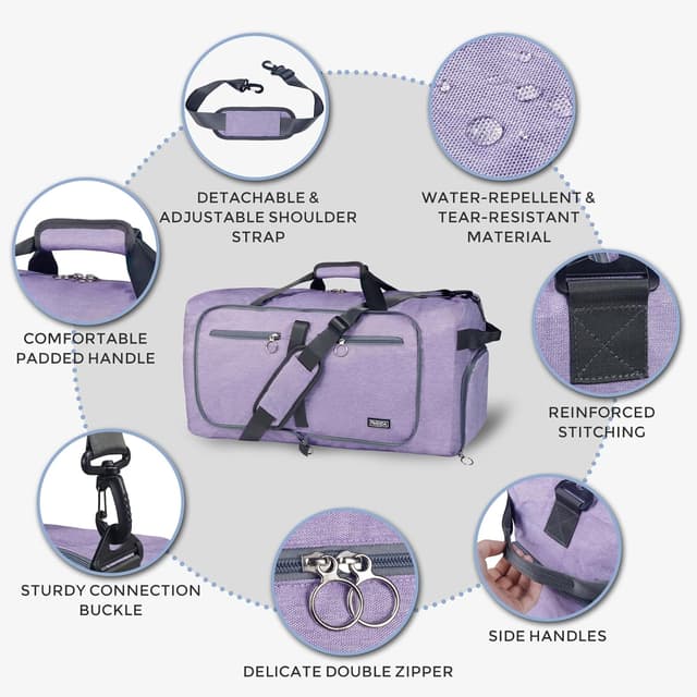 Thumbnail 5 de Borsone da viaggio 65L pieghevole Fmeida