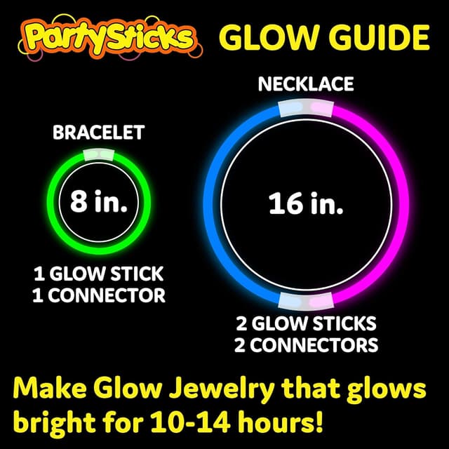 Thumbnail 3 de PartySticks 8" Glow Sticks 🎆