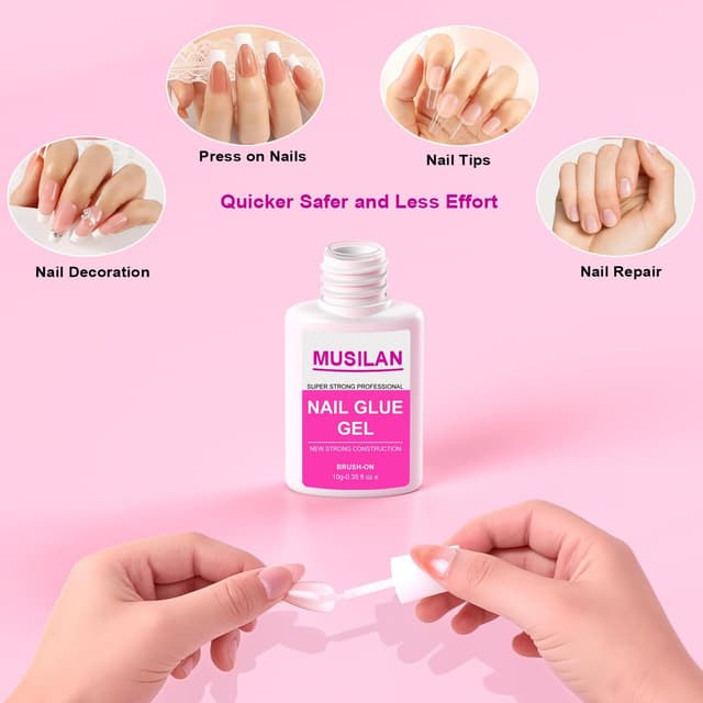 Thumbnail 4 de MUSILAN Nagelkleber und Entferner Set