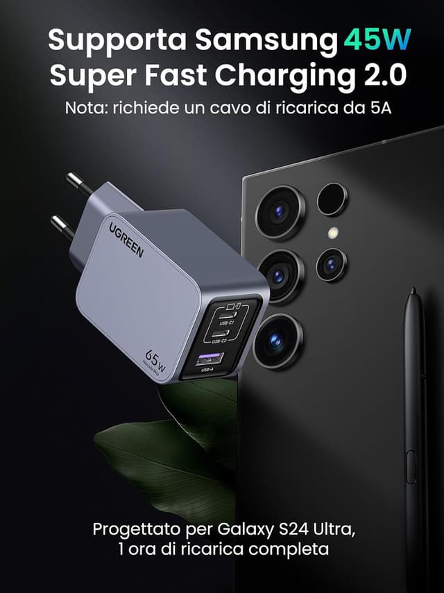 Thumbnail 5 de UGREEN Nexode Pro 65W Caricatore GaN