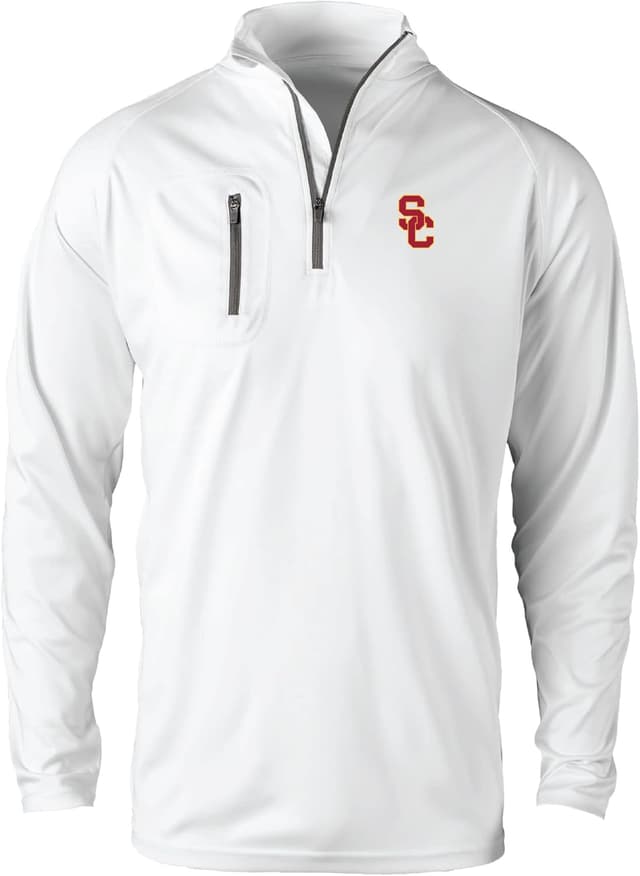 Detalle 2 de Dunbrooke NCAA Men’s USC Trojans 1/4-Zip Portal Pullover
