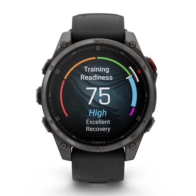 Detalle de Garmin Fenix 8 Pro LTE 47 mm con pantalla AMOLED de zafiro (reacondicionado a estrenar)