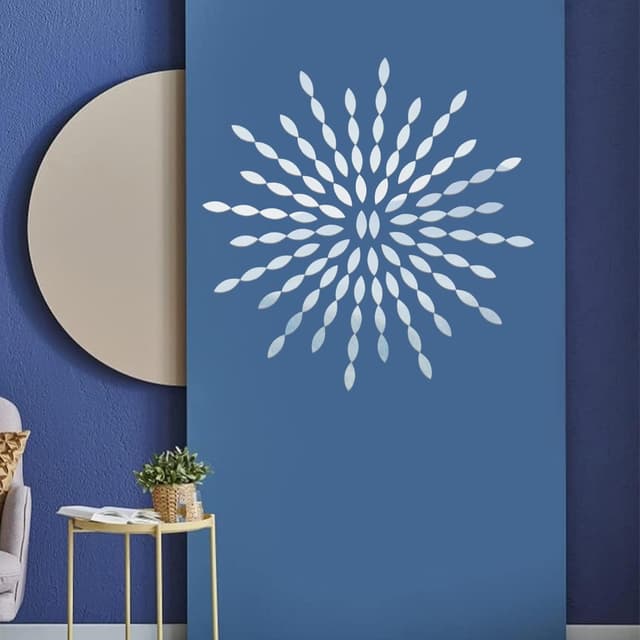 Thumbnail 5 de TAIANJI 300 pcs Mirror Wall Stickers — Leaf Shape 🪞