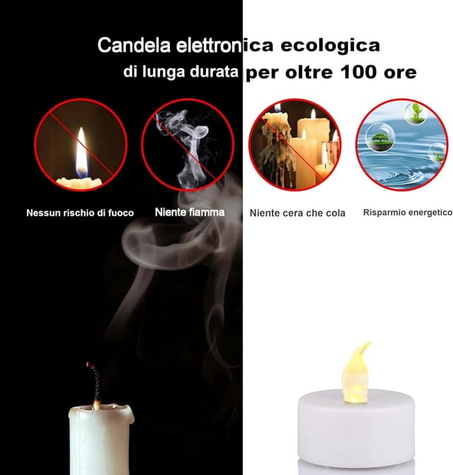 Detalle de Set Candele LED CANDLELAS 50