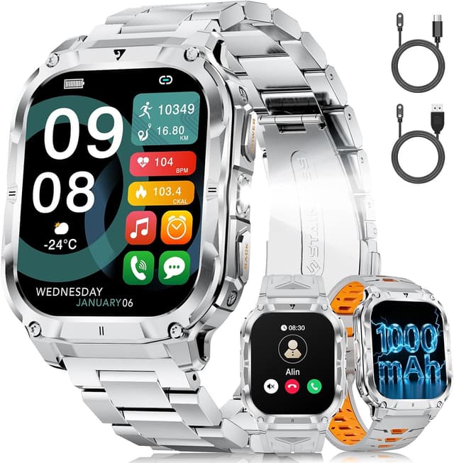 Imagen de Militaire EF22 Montre Connectée 2,0" en OfertitasTOP