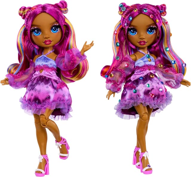 Detalle de RAINBOW HIGH Noemie Violette, poupée 28 cm