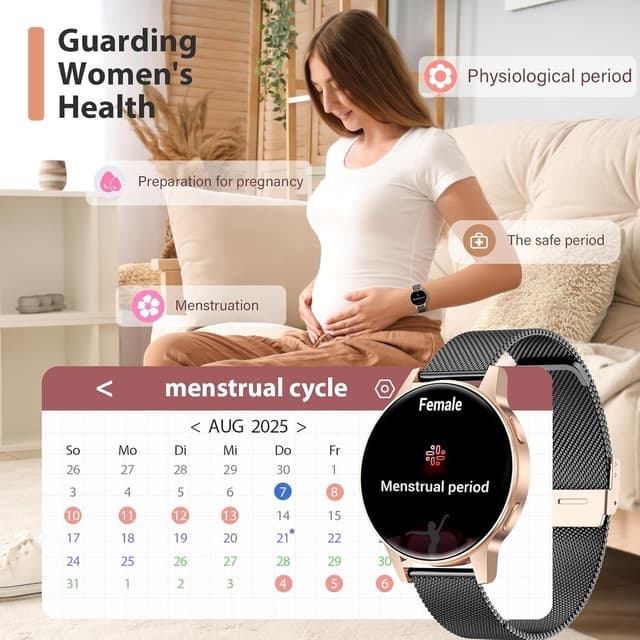 Thumbnail 4 de 2025 Reloj Inteligente Mujer con Siri y HRV