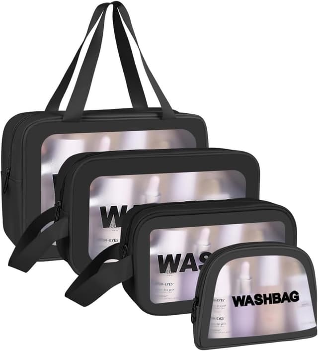 Imagen de Aucuu 4PCS Clear Toiletry Bag set en OfertitasTOP