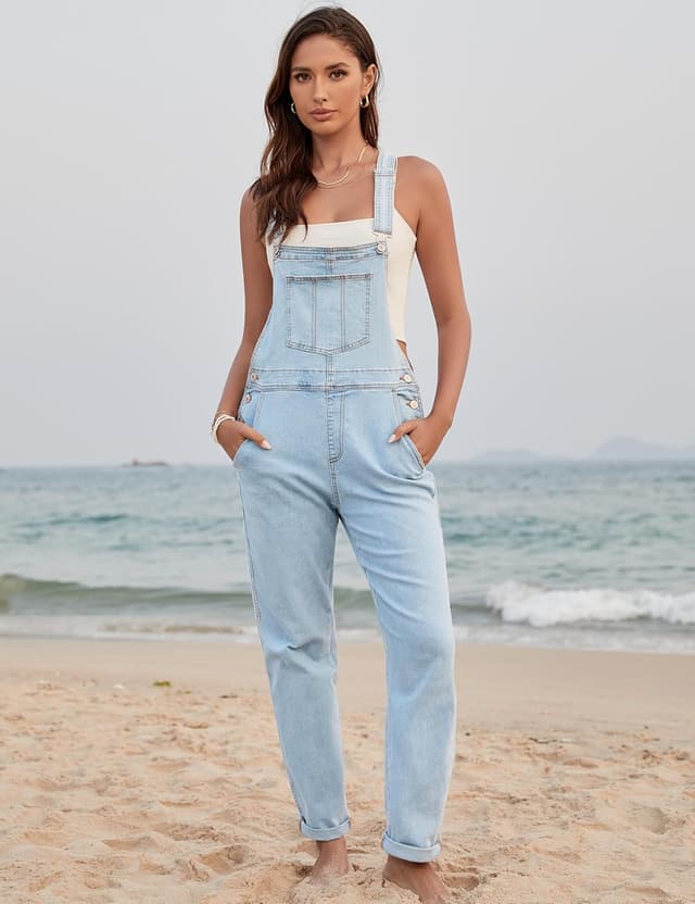 Thumbnail 3 de Luvamia Women's Denim Bib Overalls ⚙️