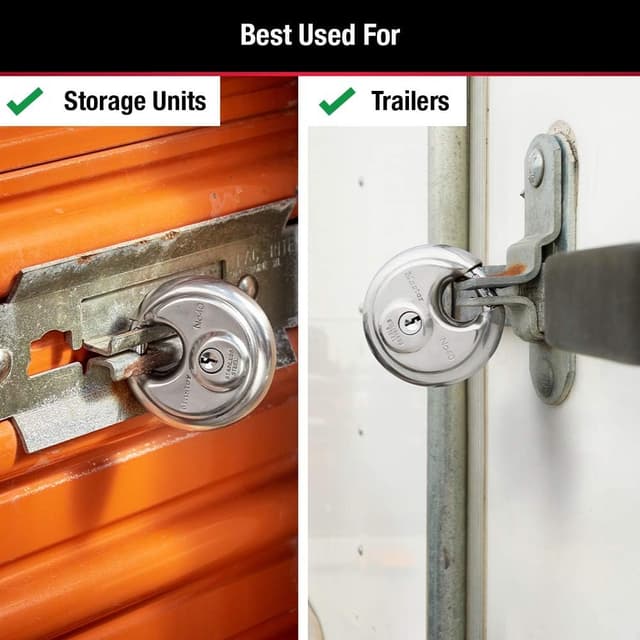 Thumbnail 2 de Master Lock 40TRI – 3 cadenas à disque 7,5 cm