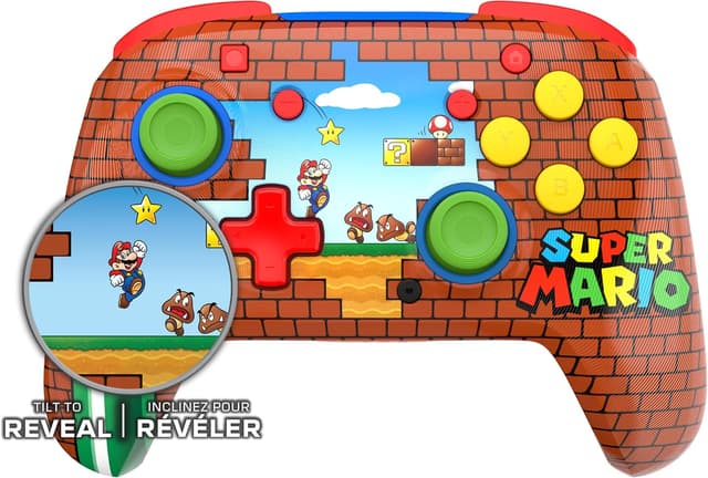 Detalle 2 de Turtle Beach Rematch Mario Brick Manette Switch