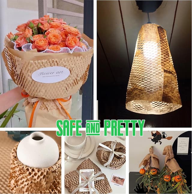 Detalle de Honeycomb Packaging Paper 30cm x 30m wrap