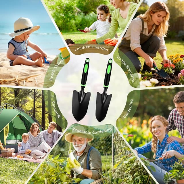 Detalle 2 de AKINSTER Gartenschaufel Klein 2 Stück