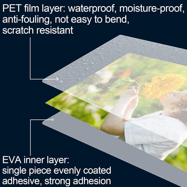 Thumbnail 4 de HERKKA 100 Pack Laminating Sheets 11.5 x 17.5 in 3 Mil