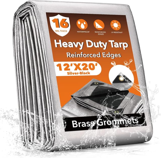 Detalle de Yumatum 12x20FT Waterproof Tarp