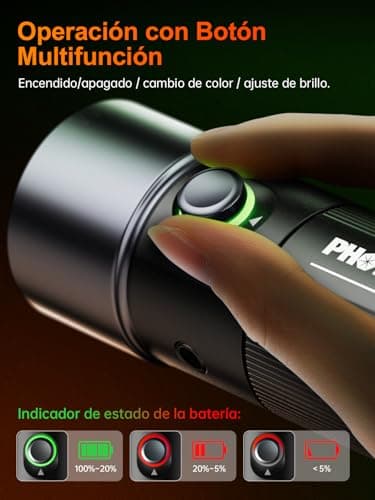 Detalle 2 de Rollei Photoolex GOBO Light Antorcha LED 8.400 mAh