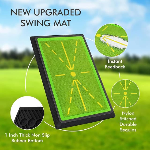 Thumbnail 2 de Hirabbi Golf Swing Mat 17.7in ⛳
