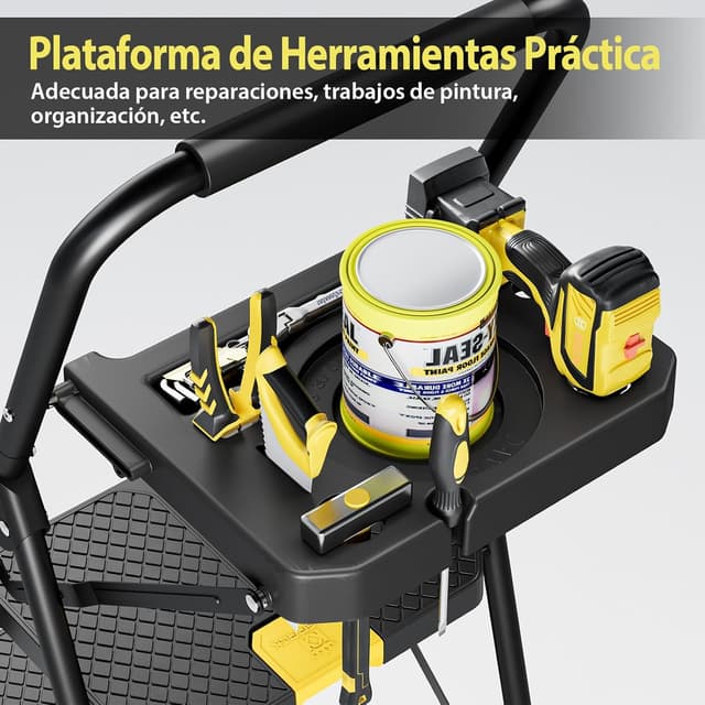 Thumbnail 5 de KINGRACK Escalera plegable 4 peldaños 360 kg