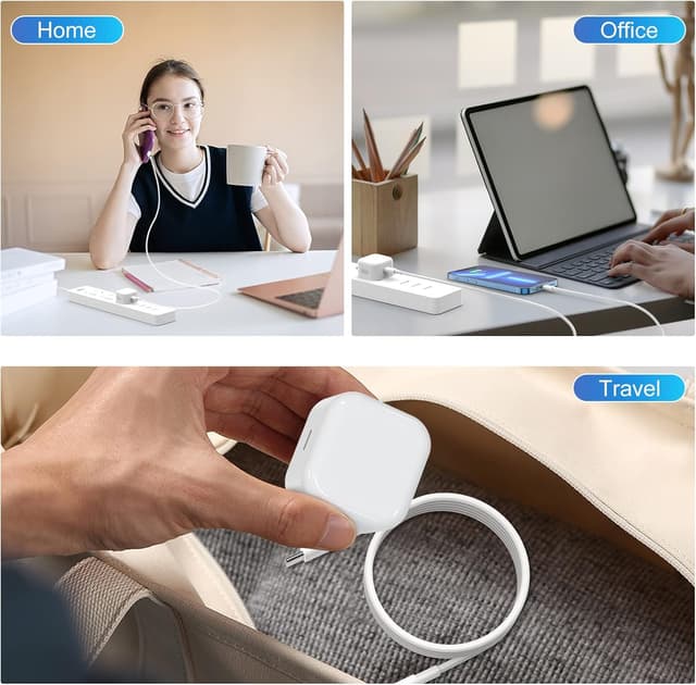 Thumbnail 5 de Apple iPhone Fast Charger 20W with 2m USB‑C to Lightning cable