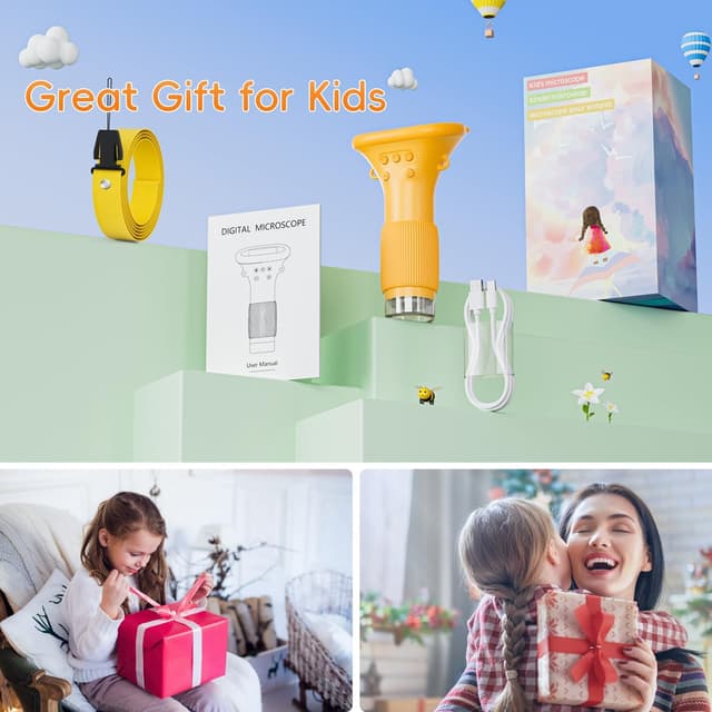 Thumbnail 6 de SKYBASIC 1000X Kids Handheld Microscope